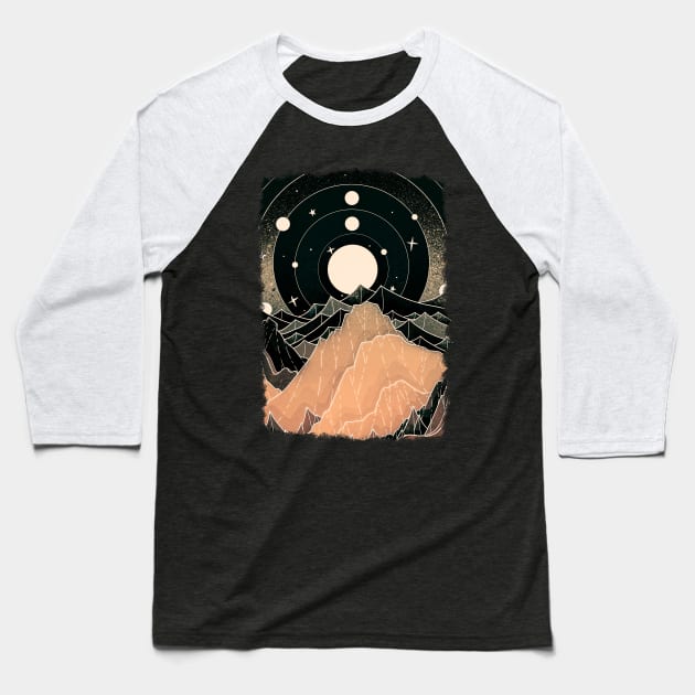 The circle constellations Baseball T-Shirt by Swadeillustrations